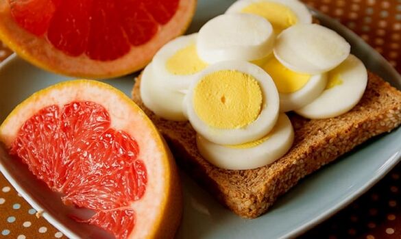 яйця і грейпфрут для дієти Маггі